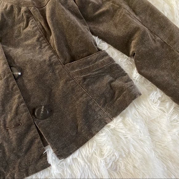 #27 DKNY Jacket with Pockets | Brown | Small - Picture 3 of 7